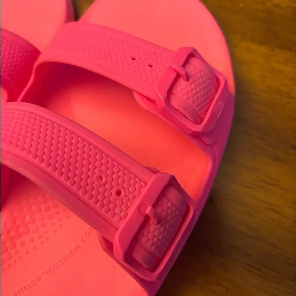 Bright Pink Slide Sandals by Fitflop - Picture 5 of 6